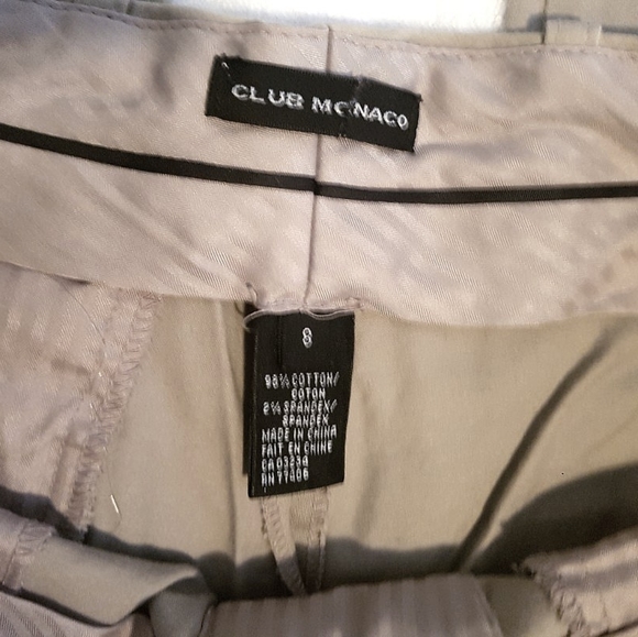 Club Monaco Ladies khaki pants - Picture 5 of 5